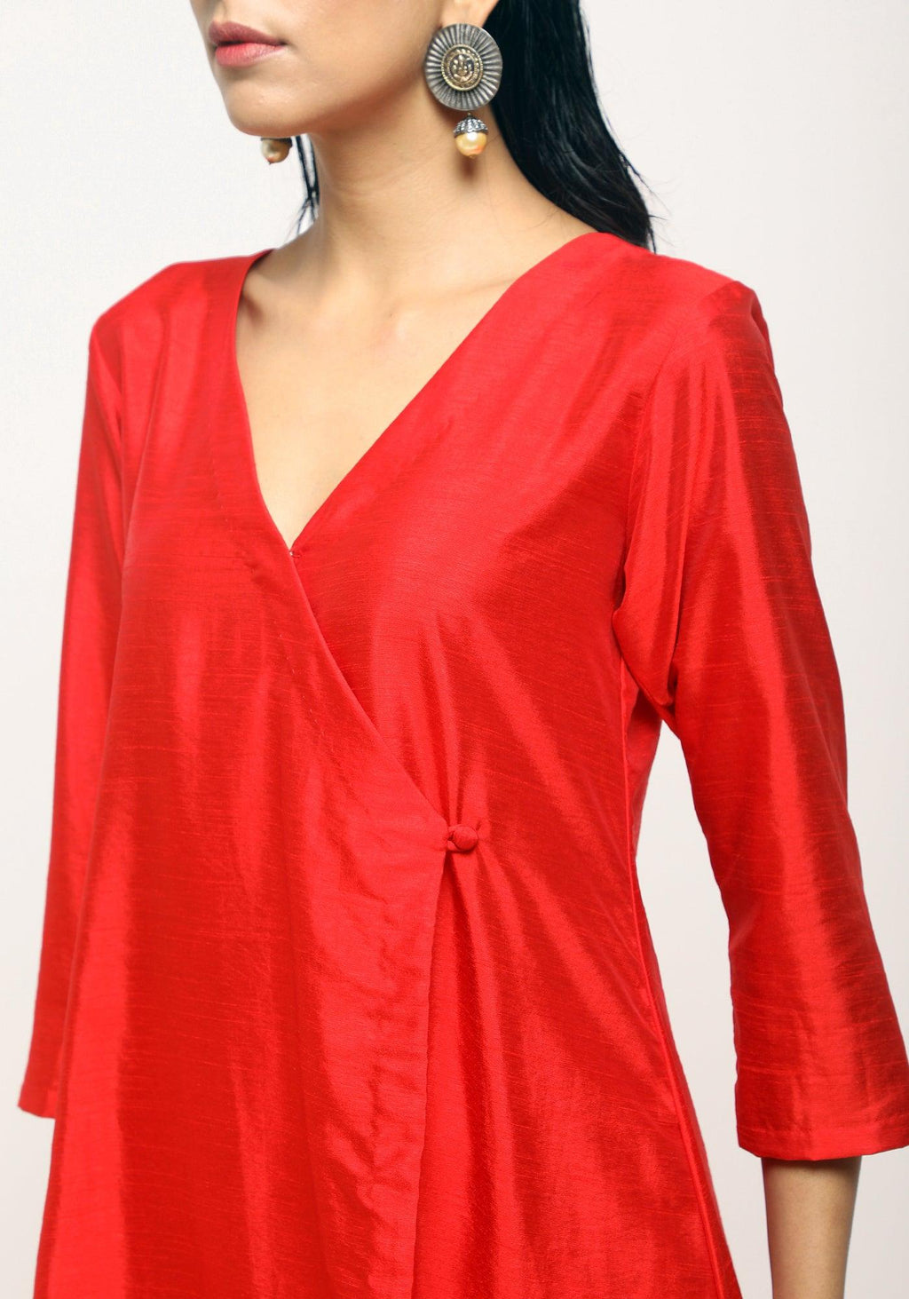 trueBrowns Pink Angrakha Set | Relove