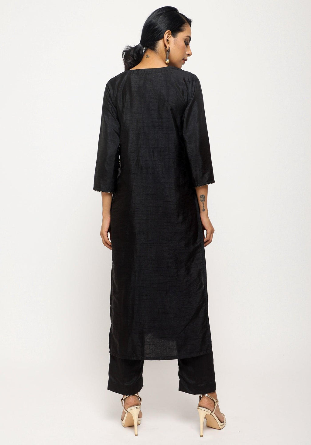 trueBrowns Black Foil High Slit Set