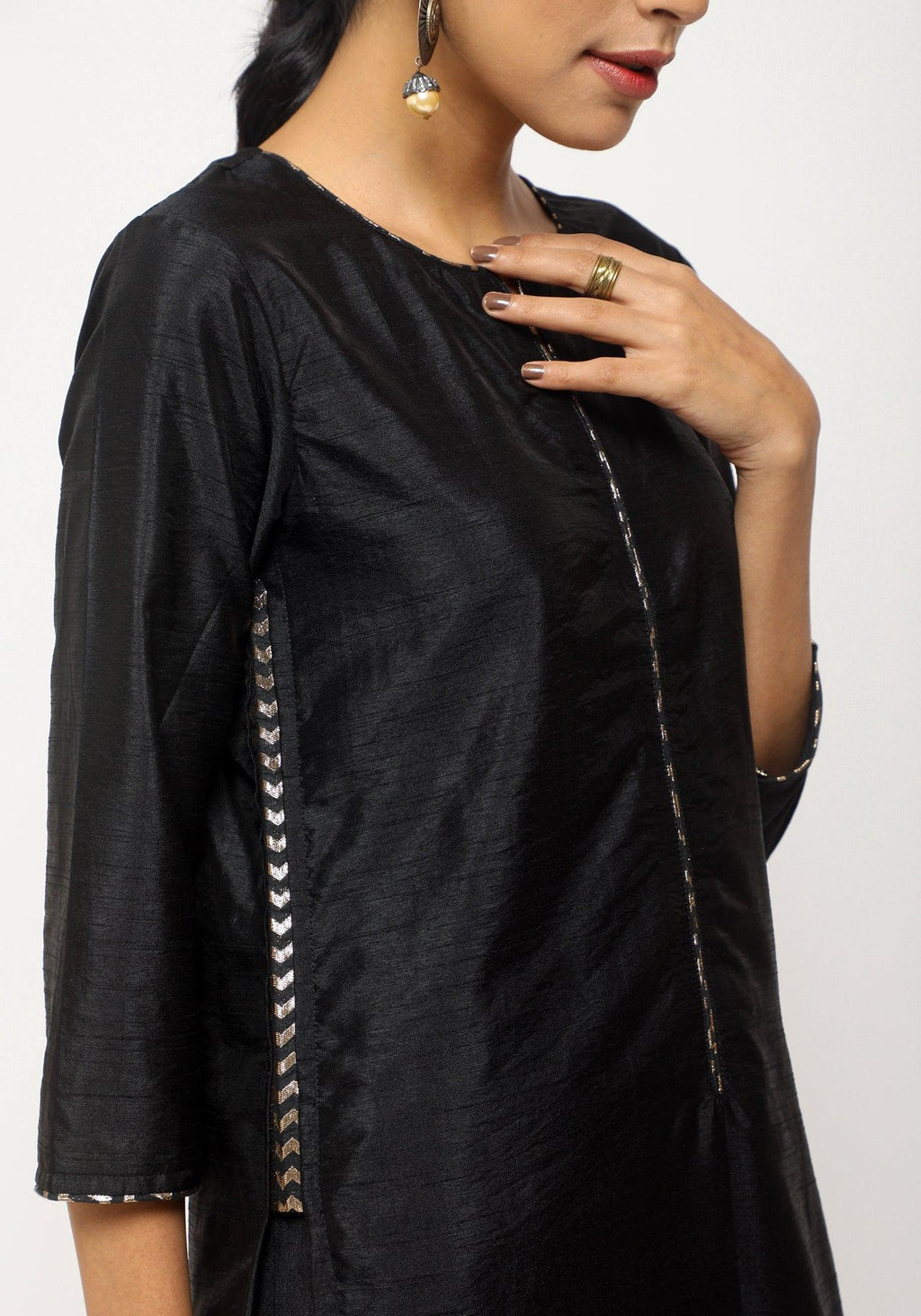 trueBrowns Black Foil High Slit Set