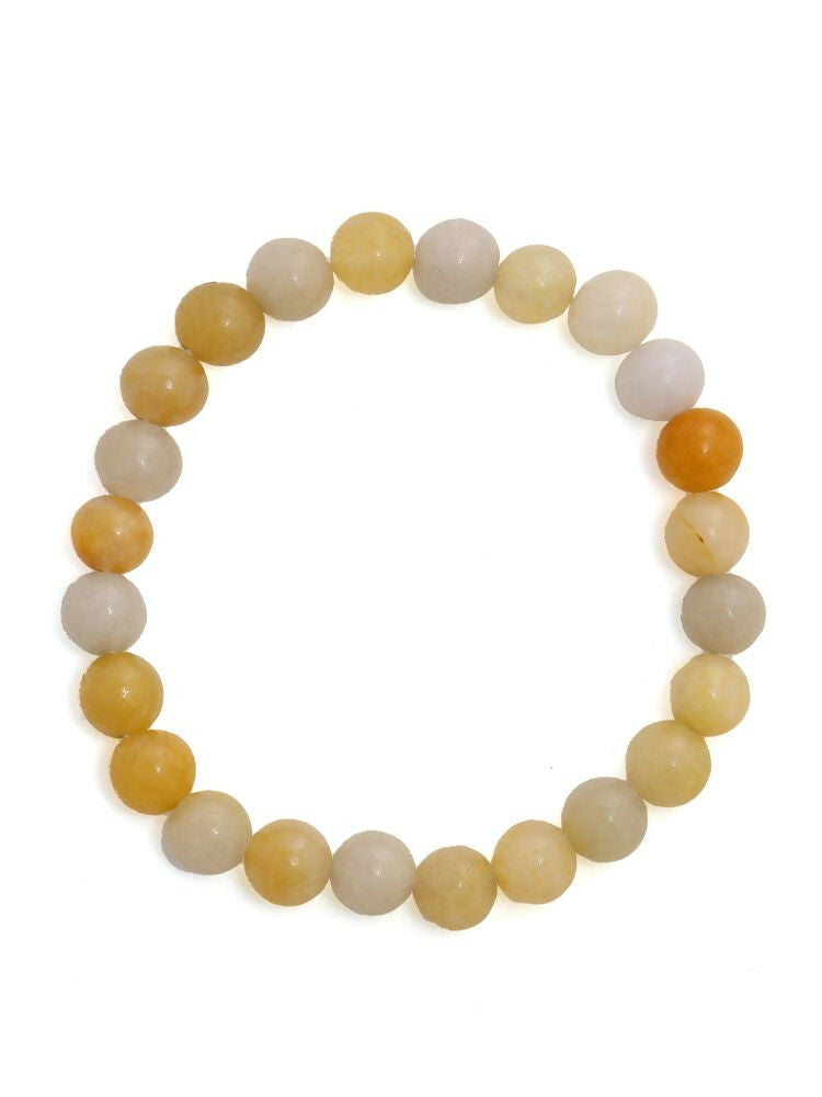 Yellow Aventurin Crystal Beads Bracelet - Ruby Raang