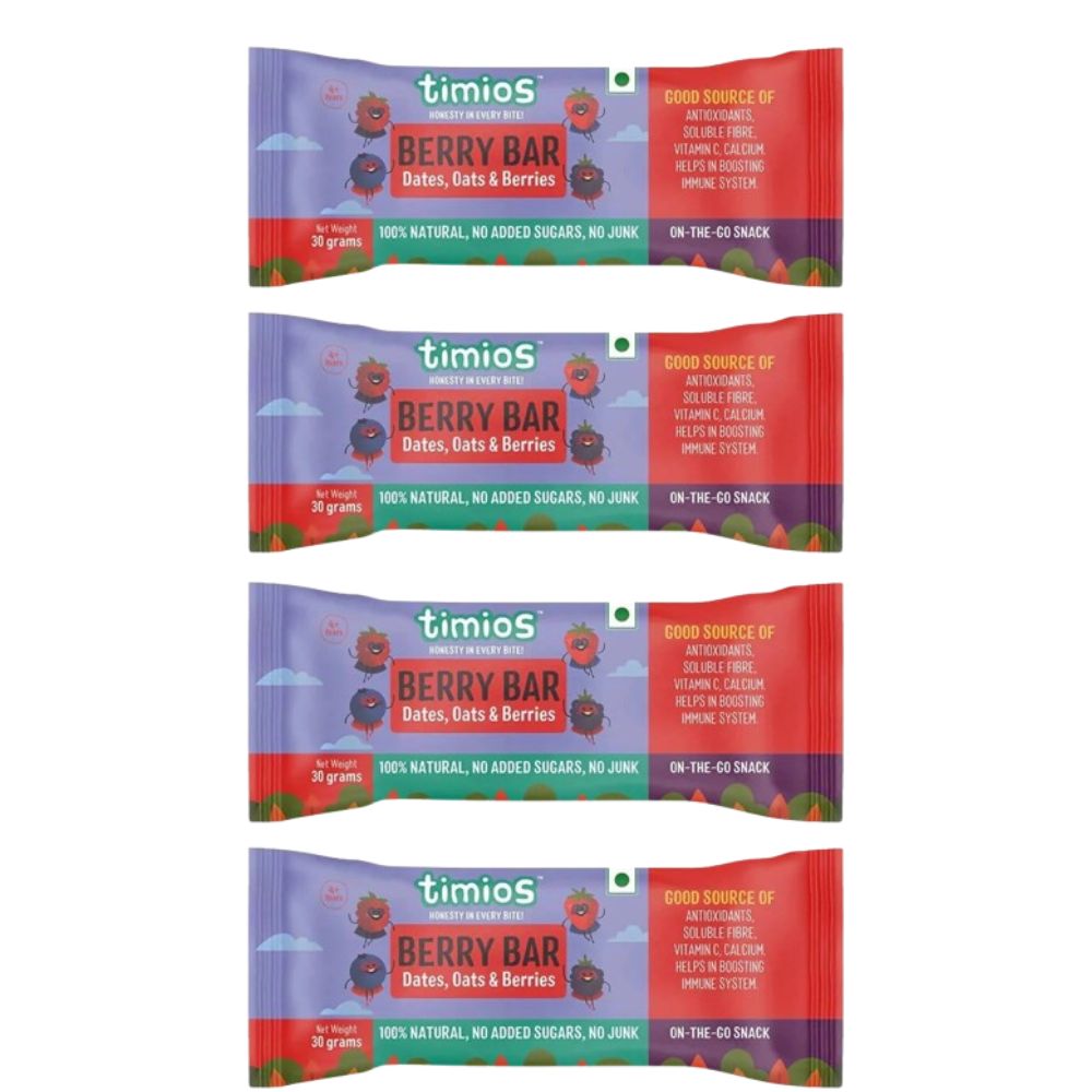 Timios Berry Bar - Dates Oats & Berries