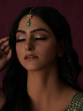 Kundan Maang Tikka (Gold) - Ruby Raang