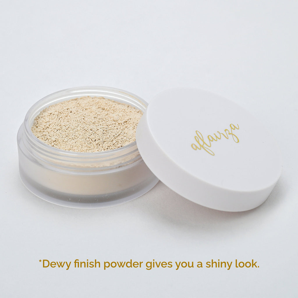 Aflairza Loose Setting Powder with Universal Shades for Long-Lasting Oil Control, Blurs Pores & Smooth Finish