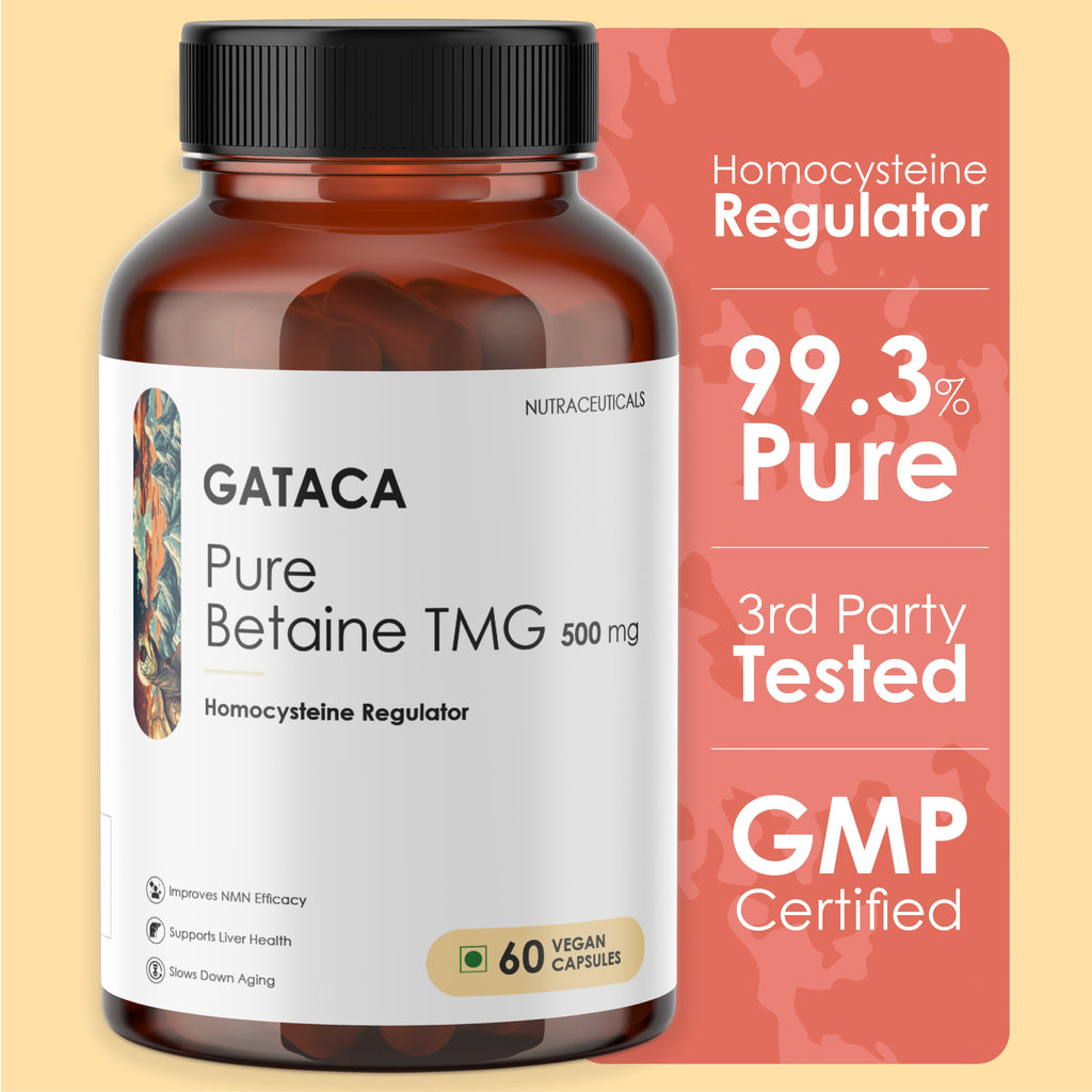 GATACA Pure Betaine TMG - 500 mg Capsules
