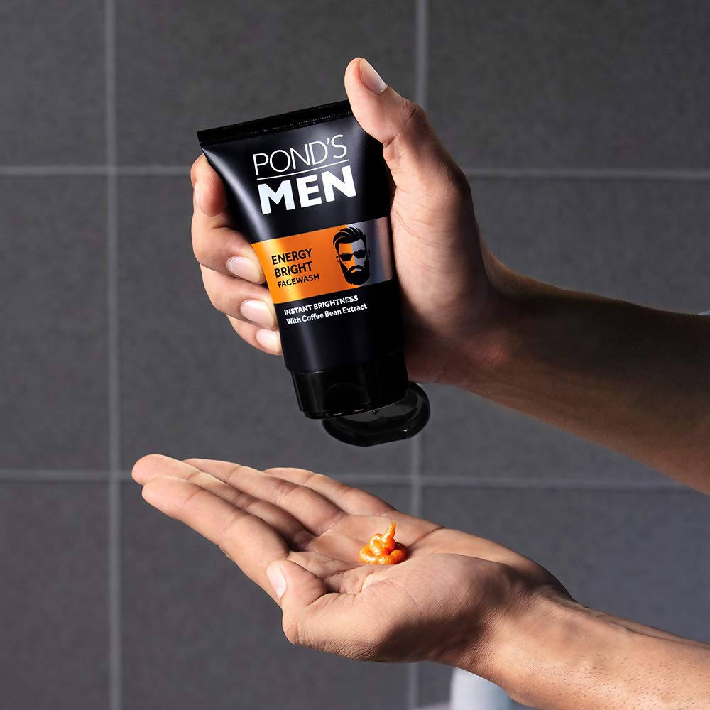 Ponds Men's Energy Bright Face Wash And Men Detox Peel Off Mask