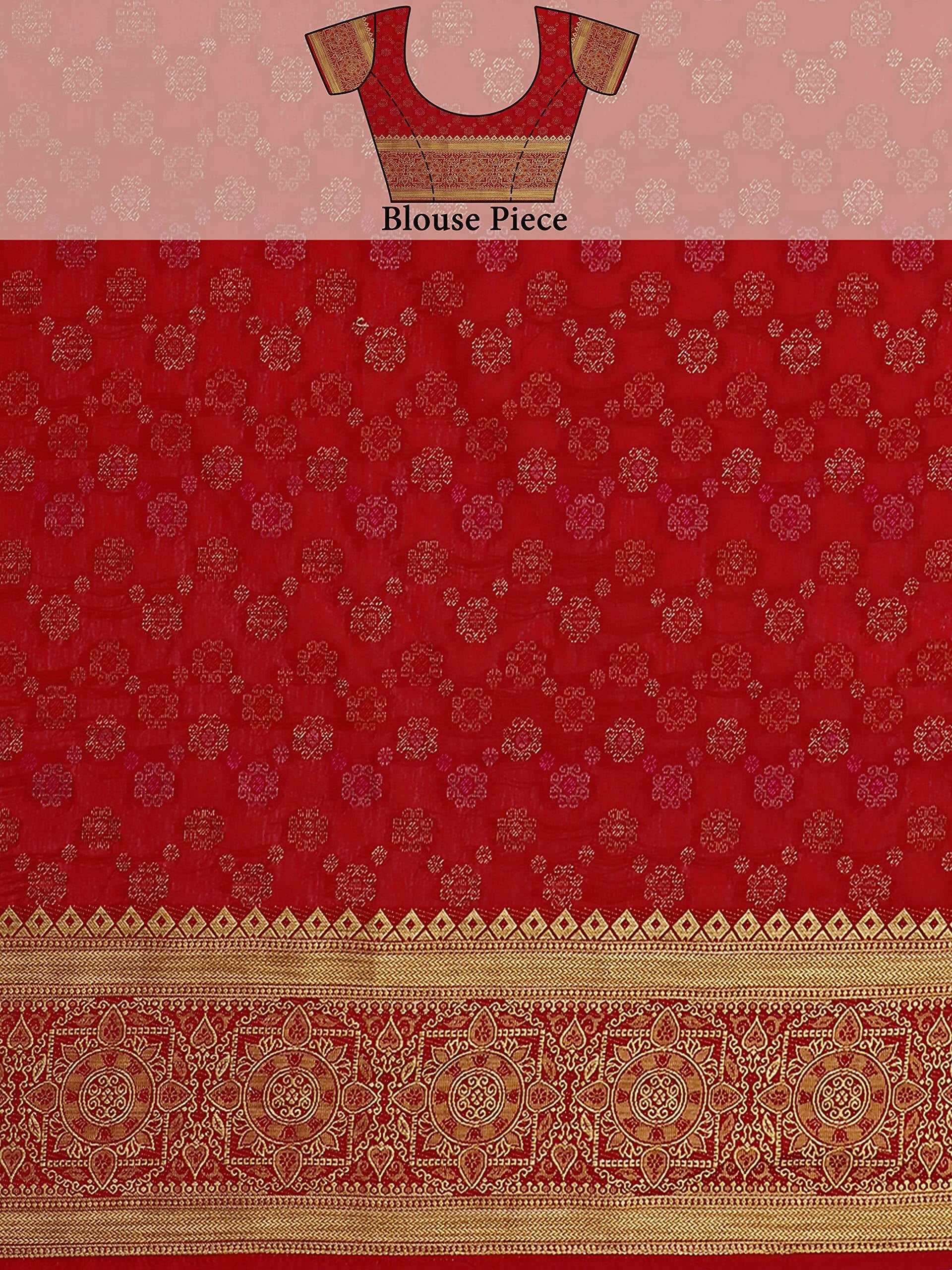 Mimosa Women's Kanjivaram Art Silk Black Saree