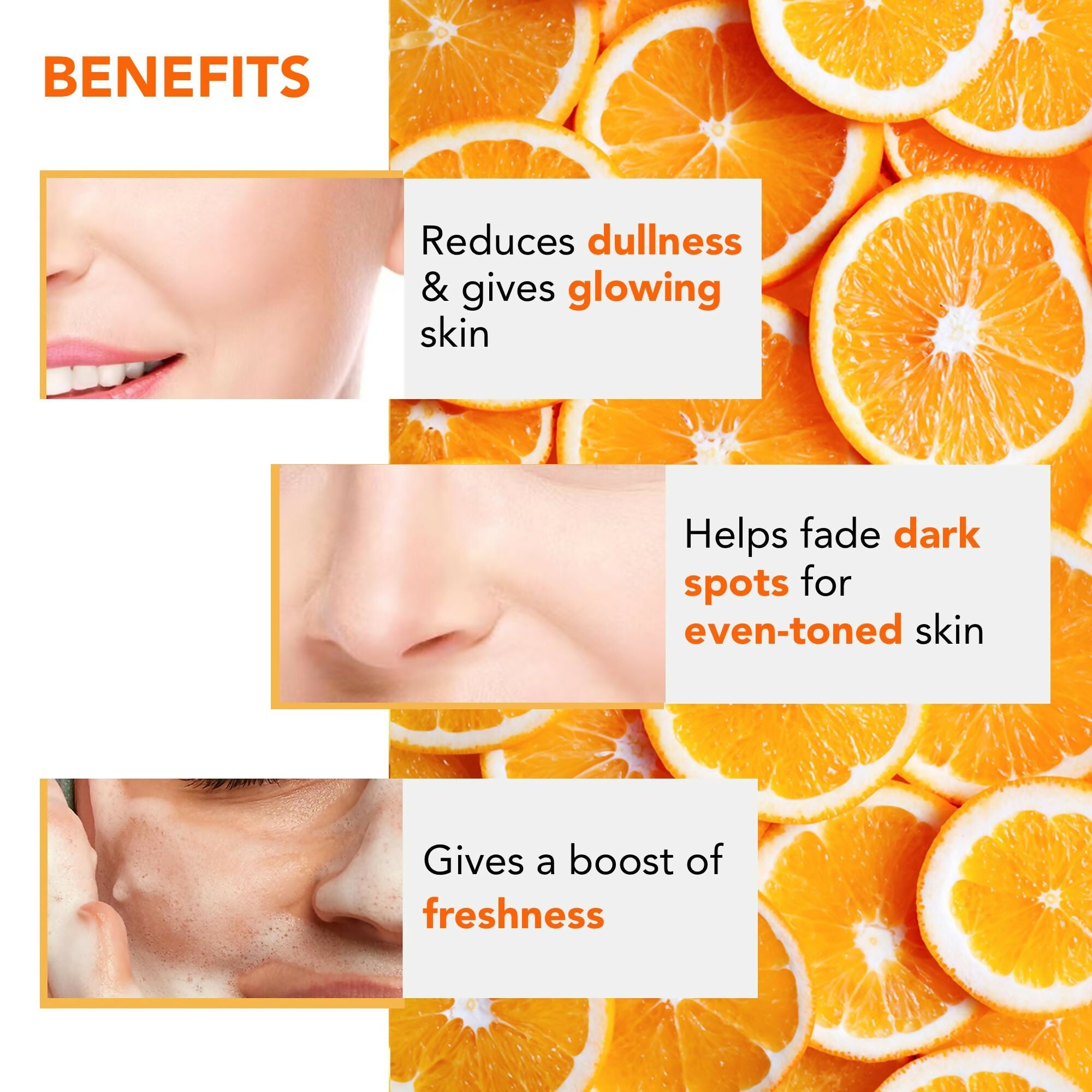 Botanic Hearth Brightening Vitamin C Foaming Face Wash with Papaya & Orange Extracts