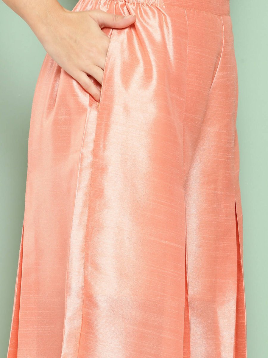 Ahalyaa Women's Traditional Wear Co-ods - Peach