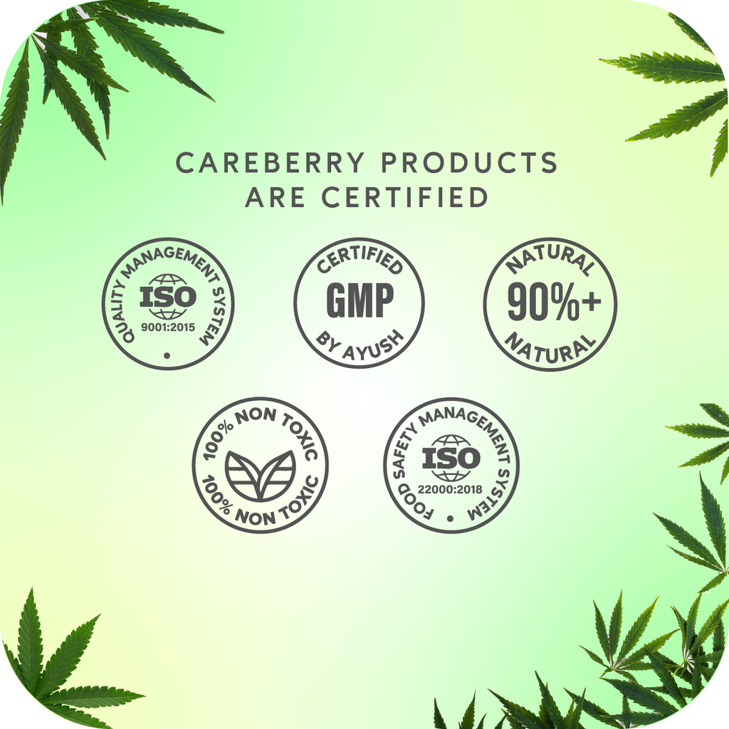 Careberry Organic Tea Tree Eucalyptus Oil Shower Gel