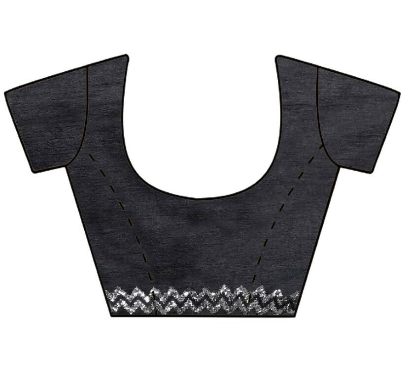 Dishitha Creation Indian Women's Designer Georgette Sequence Saree - Black