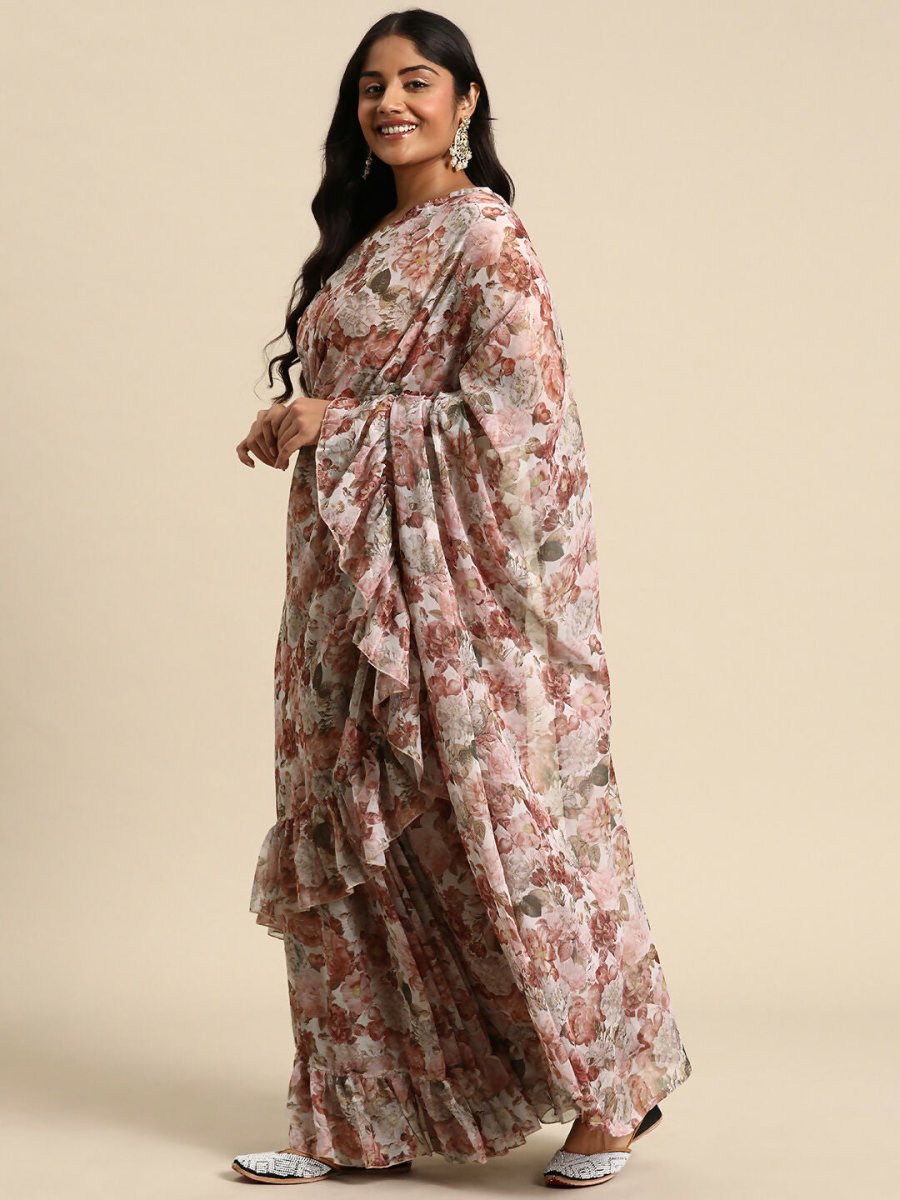 Ahalyaa Women's Traditional wear Saree - Pink