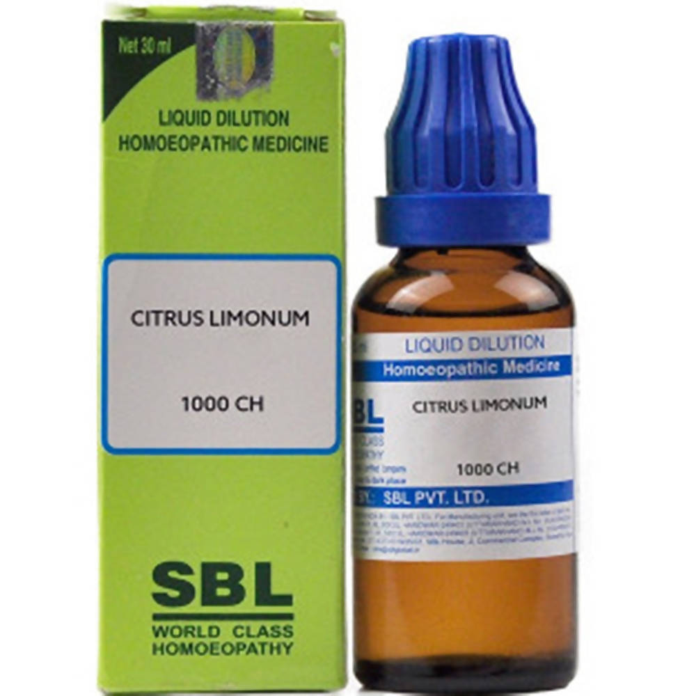 SBL Homeopathy Citrus Limonum Dilution