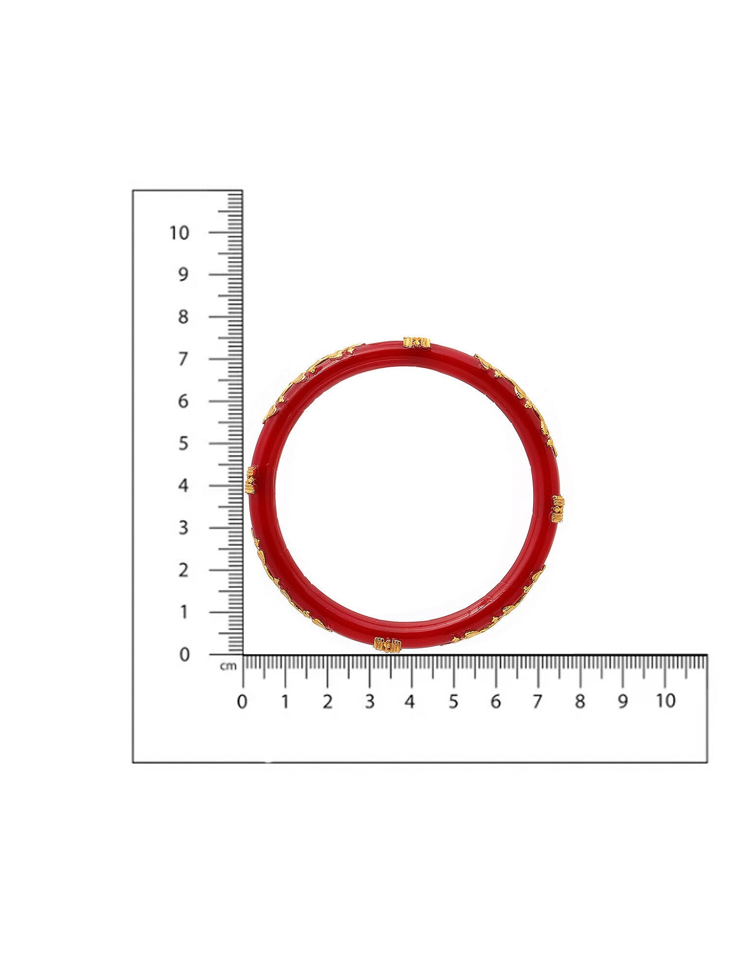 Ruby Raang Red Traditional Bangle