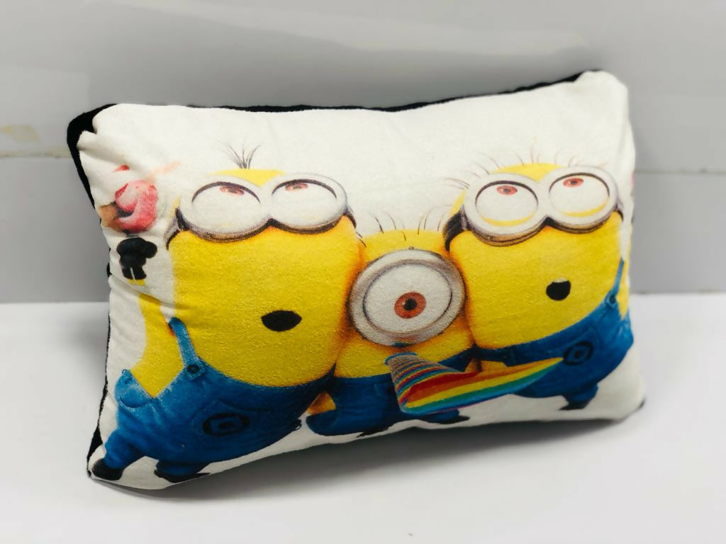 Unique Fashion Microfibre Filled Cushion For Kids - Minions