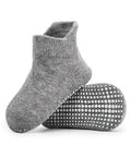 AHC Baby Socks Anti Slip Anti Skid Boys Girls Ankle Length Soft Cotton Socks with Grip
