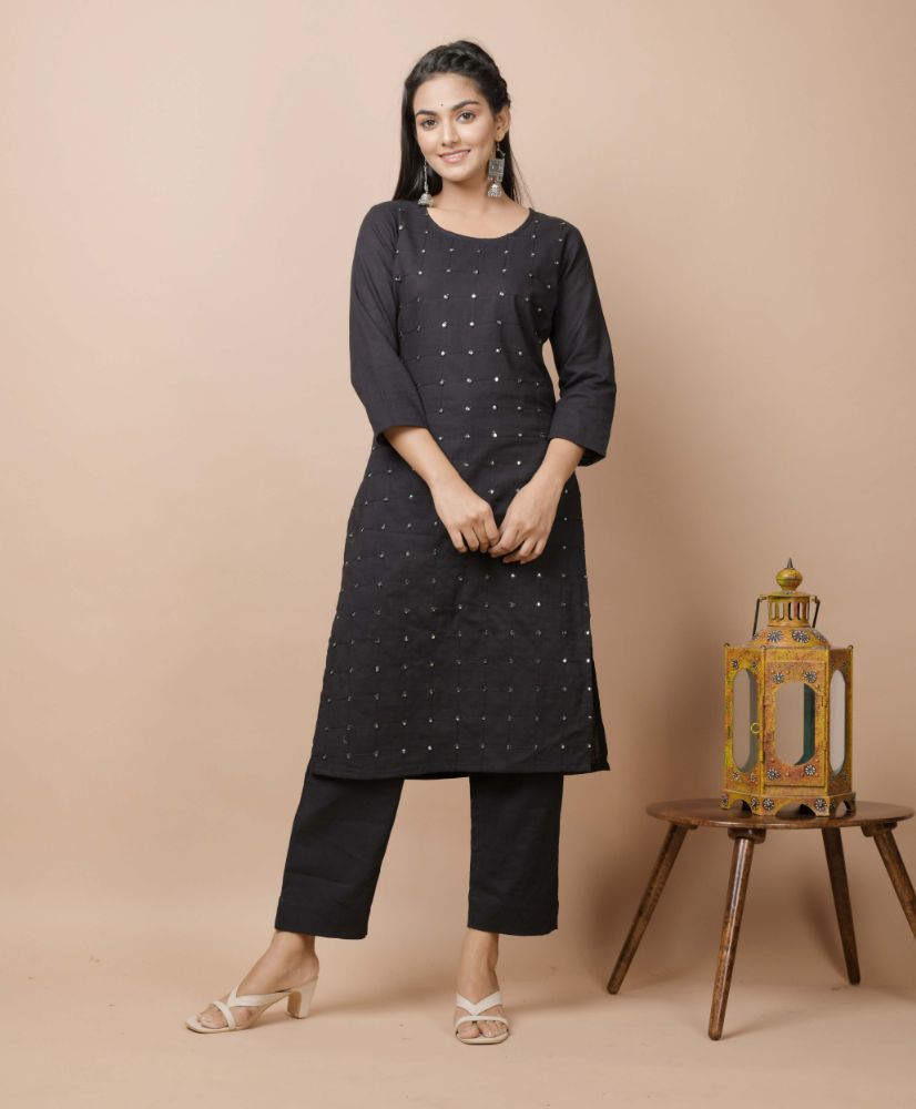 Kaajh Women's Green Floral Print Anarkali Suit Set