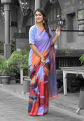 stylish Casual Multi Imported georgette Ready to Wear Fancy Saree - Ashwini