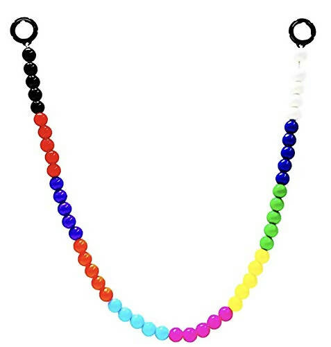 Kipa 72 Pieces Big Size Plastic Counting Beads Fun Puzzle Game for Kids, Multicolor Play with Fun