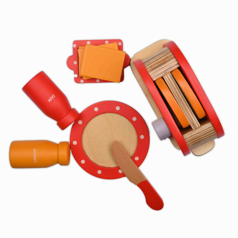 Nesta Toys Bread Pop-up Toaster Toy - Multicolor