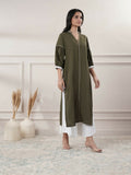 Joban Fashion Women's Khakhi V - Neck Dress
