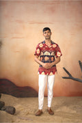 Blossom Print Cotton Shirt by Hilo Design