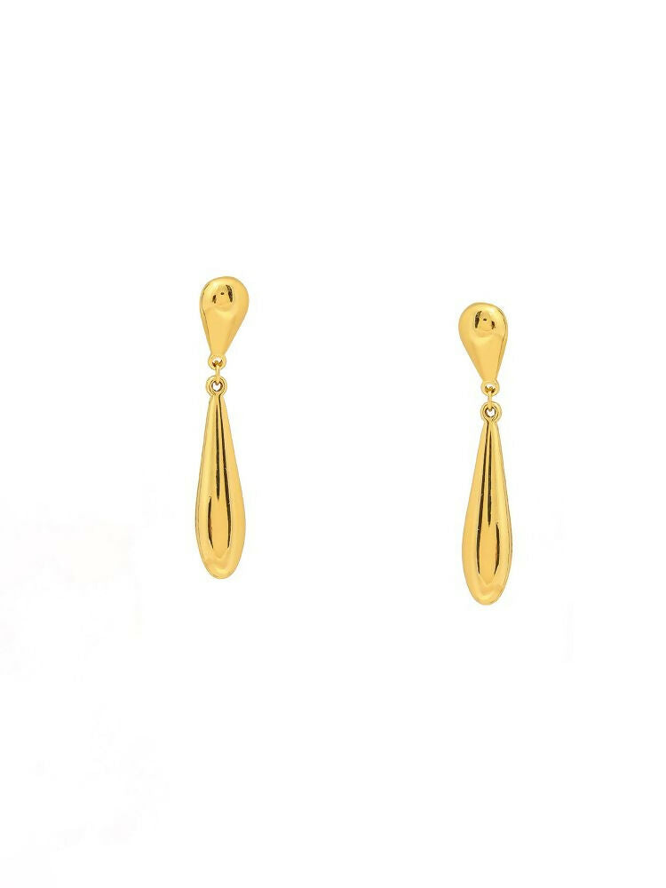 Golden Drop Earrings - Ruby Raang