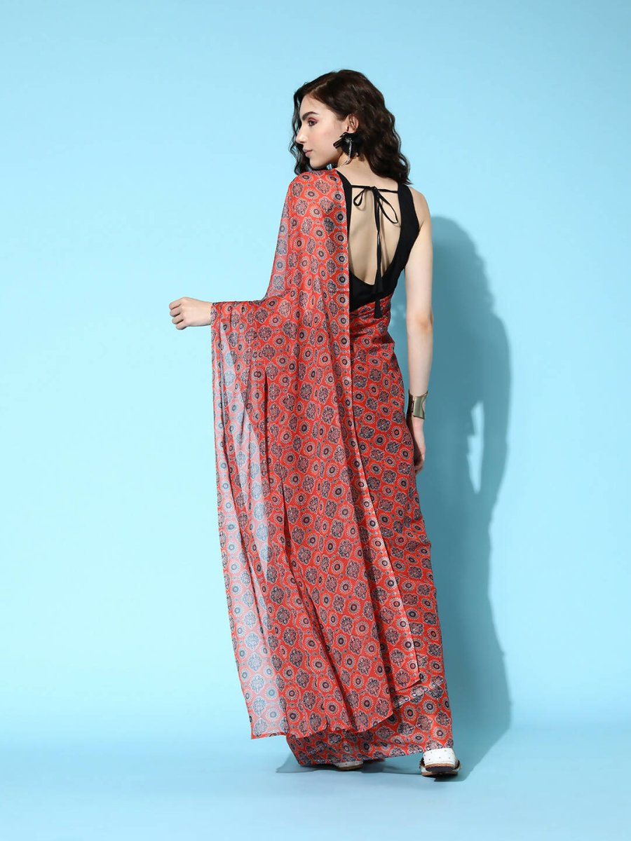 Ahalyaa Women's Traditional wear Saree - Mustard