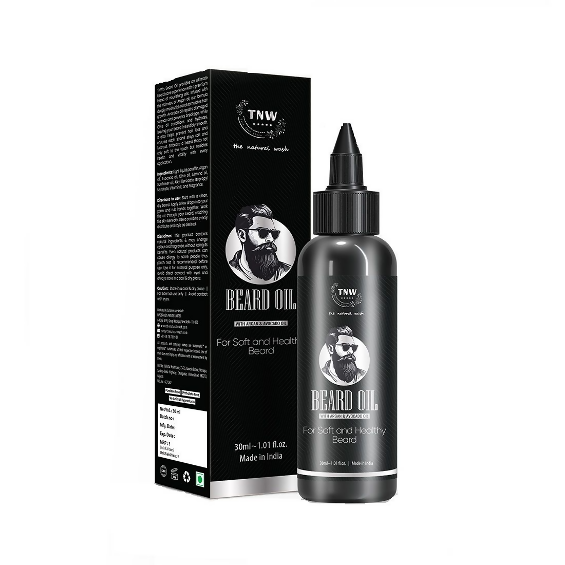 The Natural Wash Beard Oil For Smooth Hair Growth