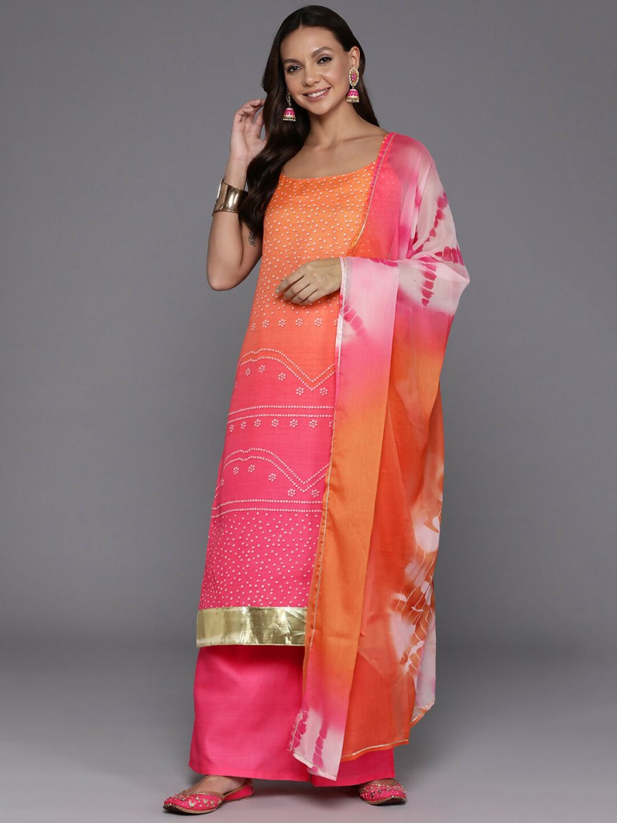 Ahalyaa Women's Traditional wear Kurta Set - Pink