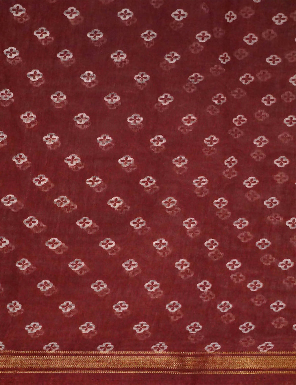 Shades Of Peppy Red Floral Design Semi Chanderi Saree By Gayathri Reddy Designer Studio