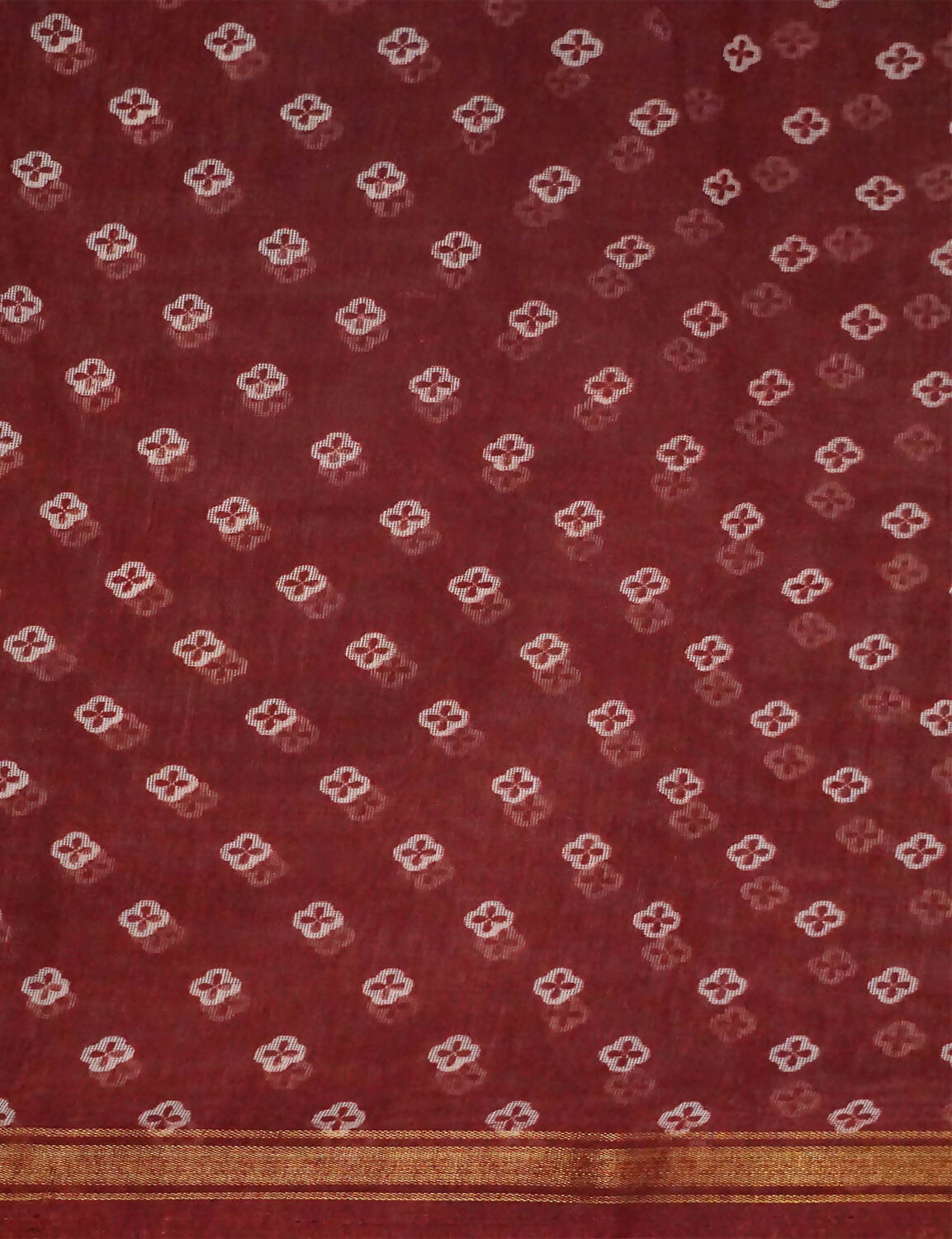 Shades Of Peppy Red Floral Design Semi Chanderi Saree By Gayathri Reddy Designer Studio