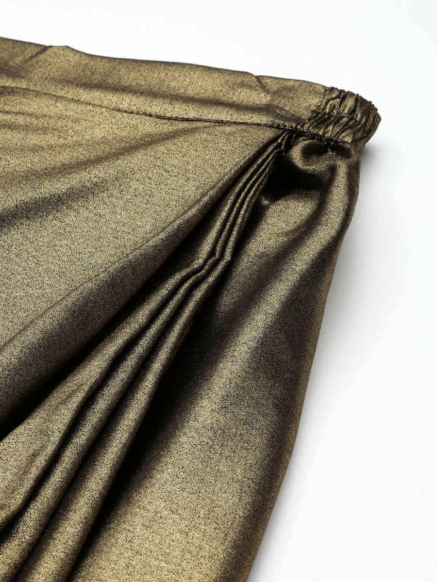 Ahalyaa Women's Traditional Wear Co-ods - Antiqe Gold