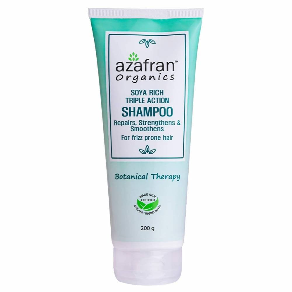 Azafran Organics Soya Rich Triple Action Shampoo