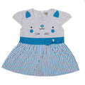NammaBaby Baby Girl's A-Line Mini Frock Dress - Blue 120