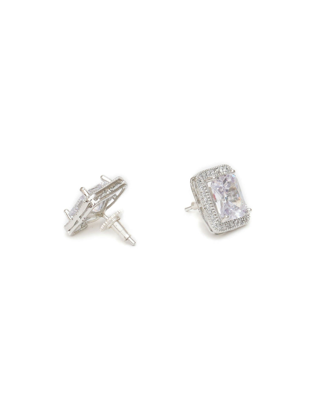 stone stud (white) - Ruby Raang