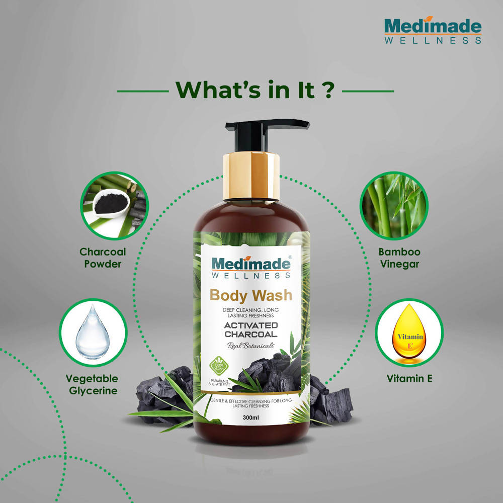 Medimade Wellness Activated Charcoal Body Wash