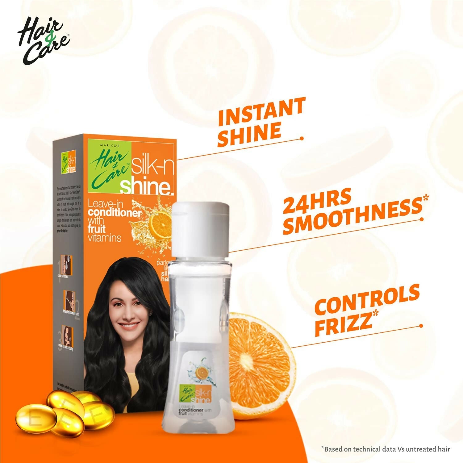 Mroobest Hair & Care Silk-N Shine Serum With Fruit Vitamins