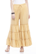 Mominos Fashion Reyon Cotton Golden Palazzo
