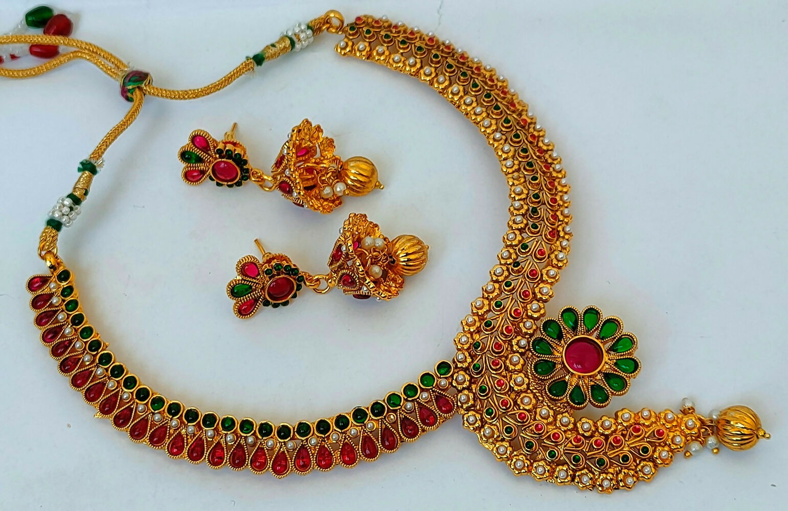 Multicolor Kemp Necklace Set