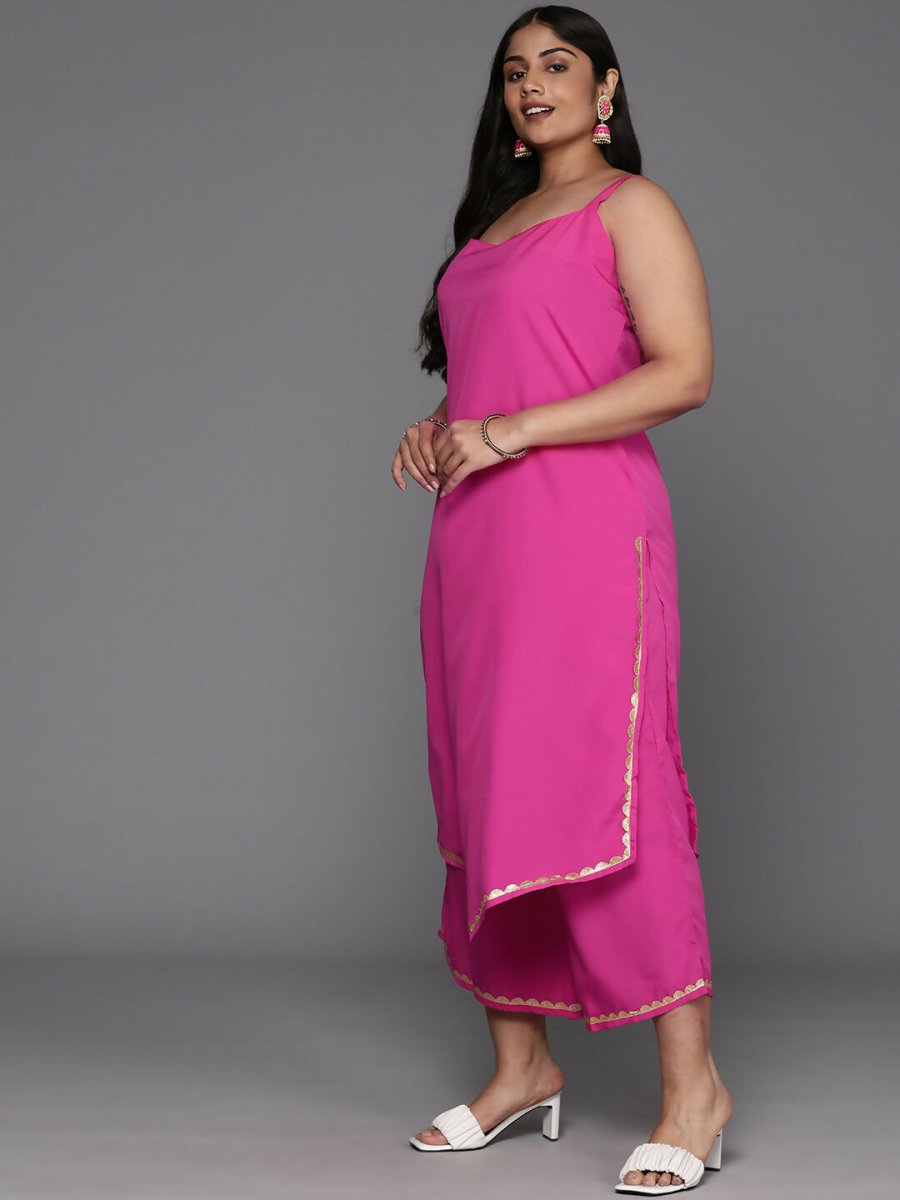 Ahalyaa Women's Traditional wear Kurta Set - Pink