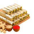 Ganesha Minimal Style Rakhi And Kaju Rolls Box