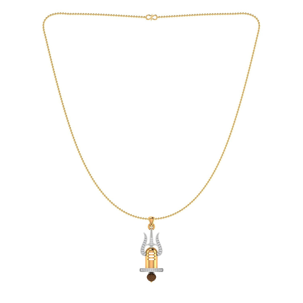 trueBrowns X Voylla Trishul with Rudraksh Rakhi-Pendant