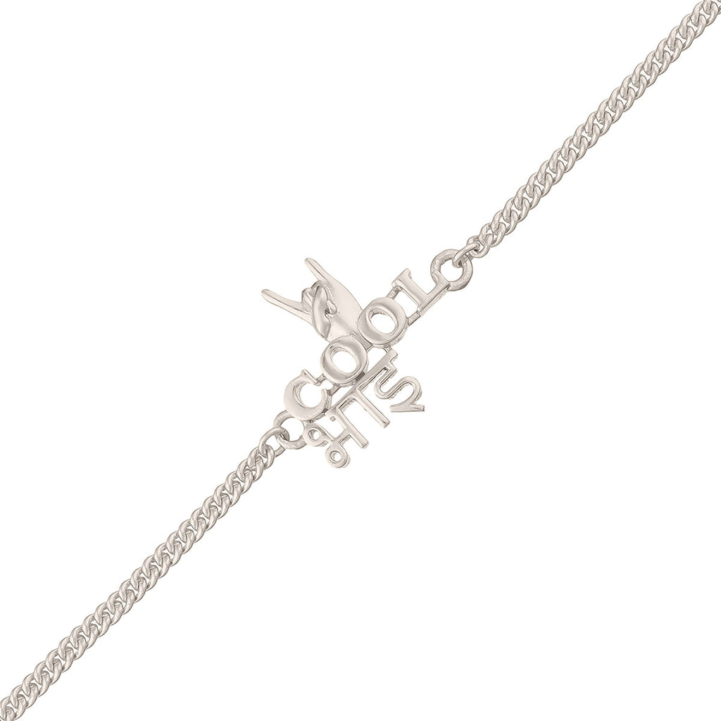 trueBrowns Cool Bhai Silver Tone Rakhi