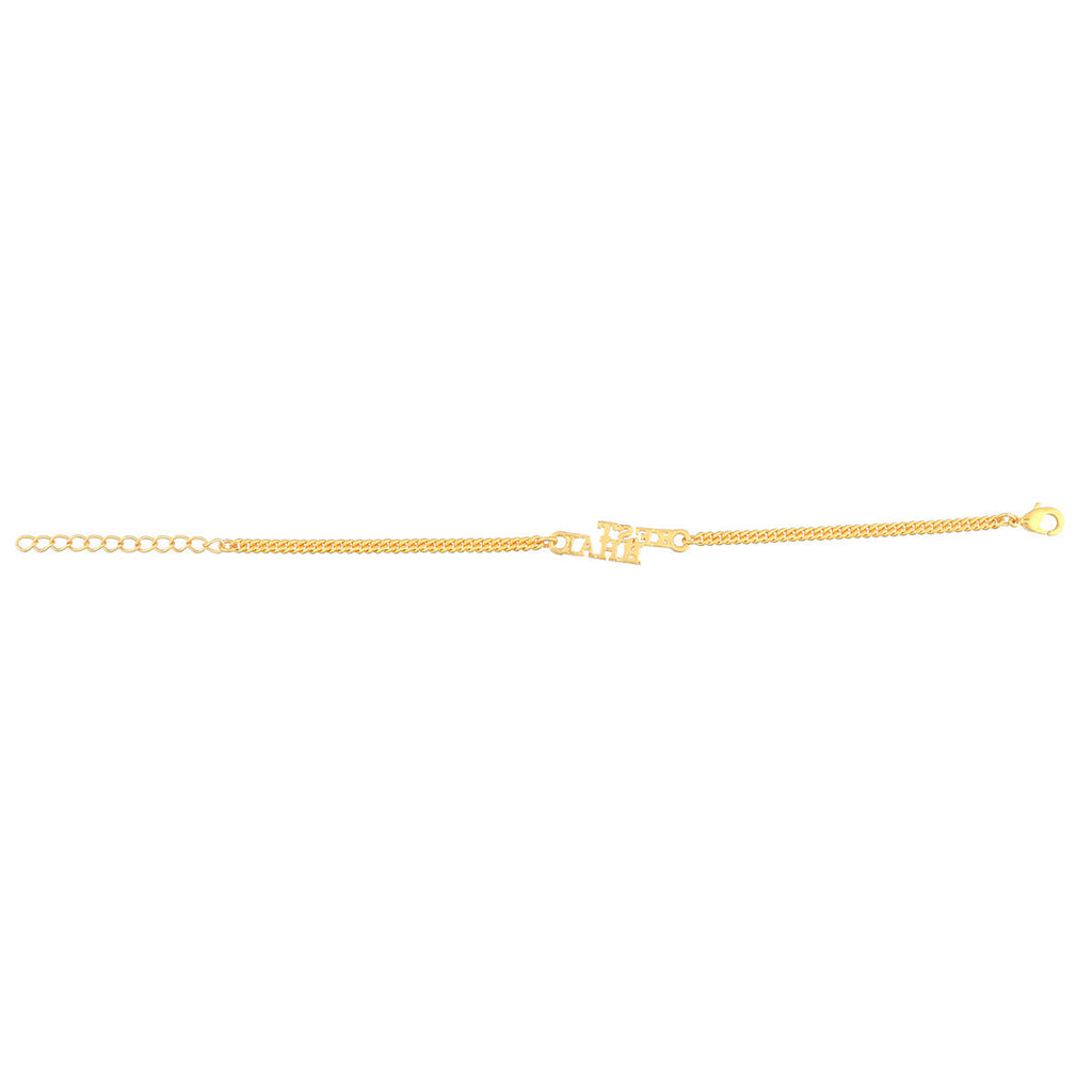 trueBrowns Best Bhai Gold Tone Bracelet Style Rakhi
