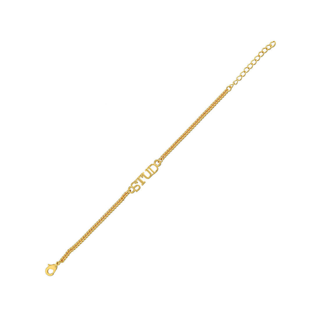 trueBrowns Stylish Gold Tone STUD Rakhi