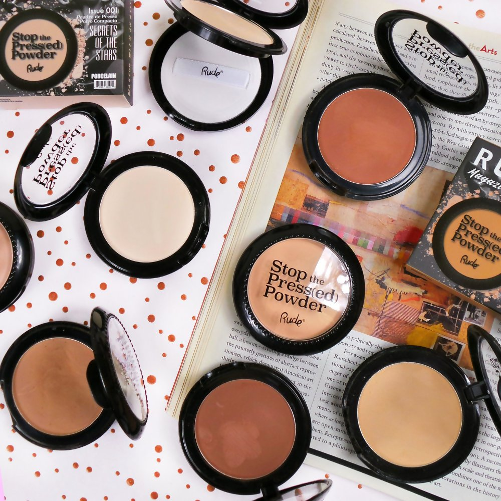 Rude Cosmetics Stop The Pressed Powder - Fawn 08