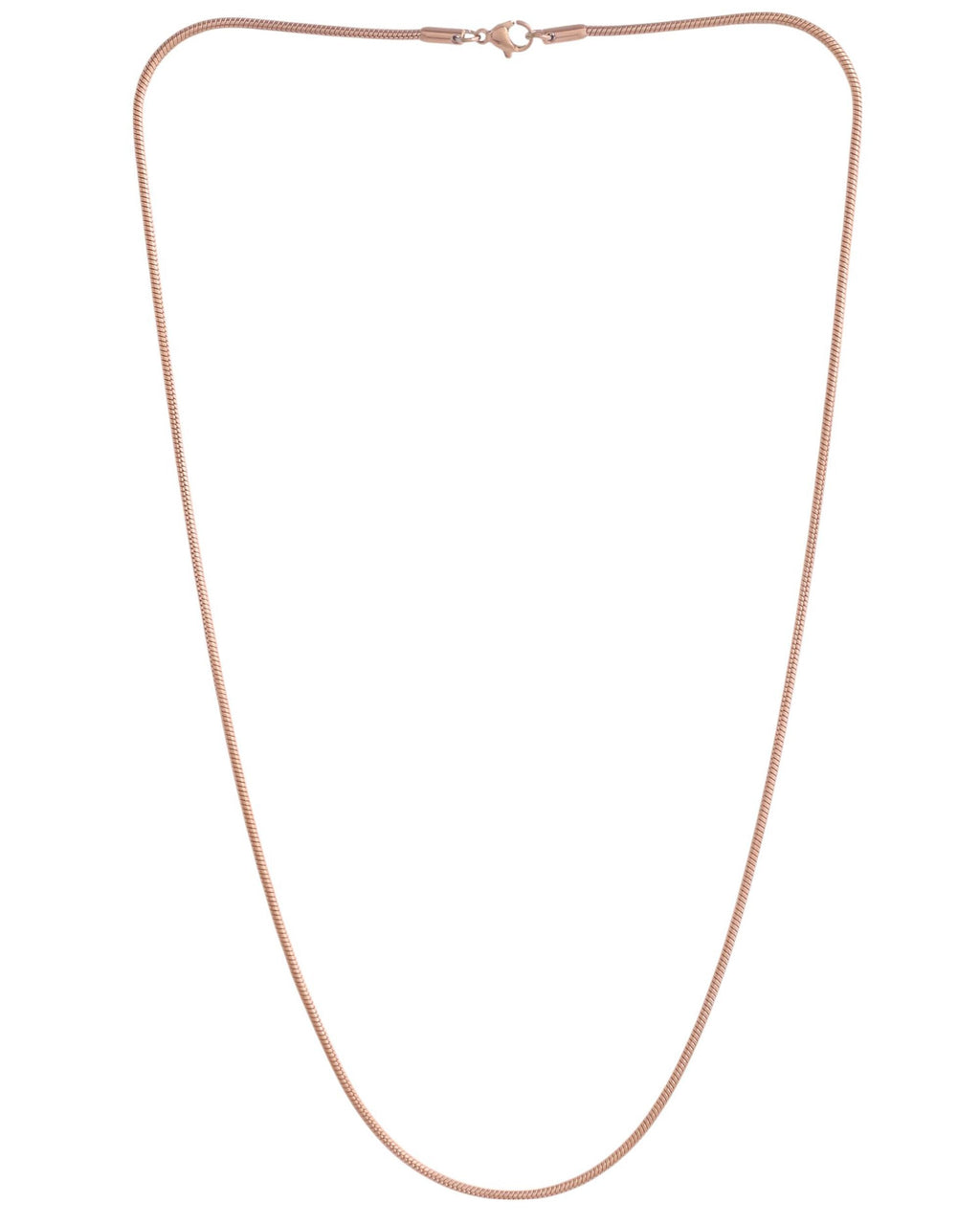 VOJ Copper Gold Polished Minimal Chain For Men