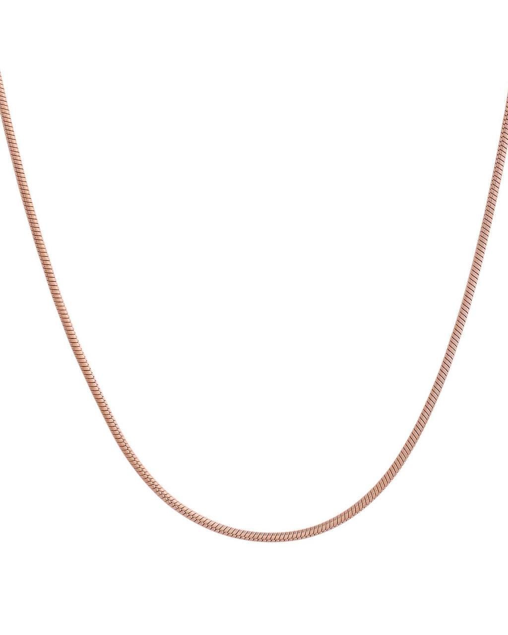VOJ Copper Gold Polished Minimal Chain For Men