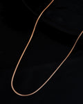 VOJ Copper Gold Polished Minimal Chain For Men