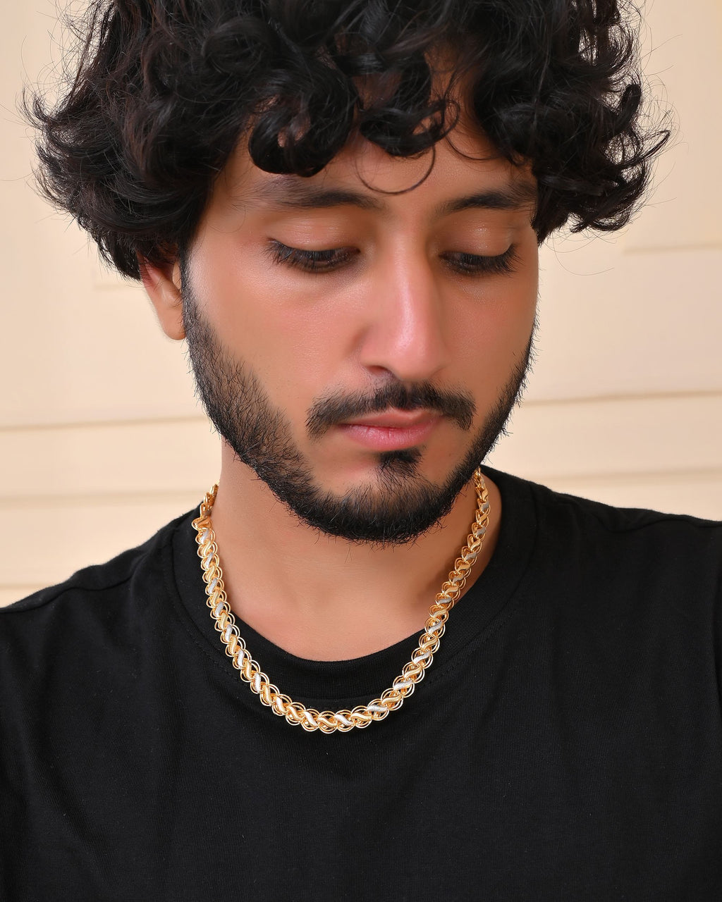 VOJ Men Dual-Plated Designer Chain